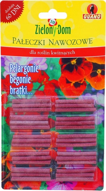 

Pałeczki Nawozowe do Kwitnących 30szt Zielony Dom