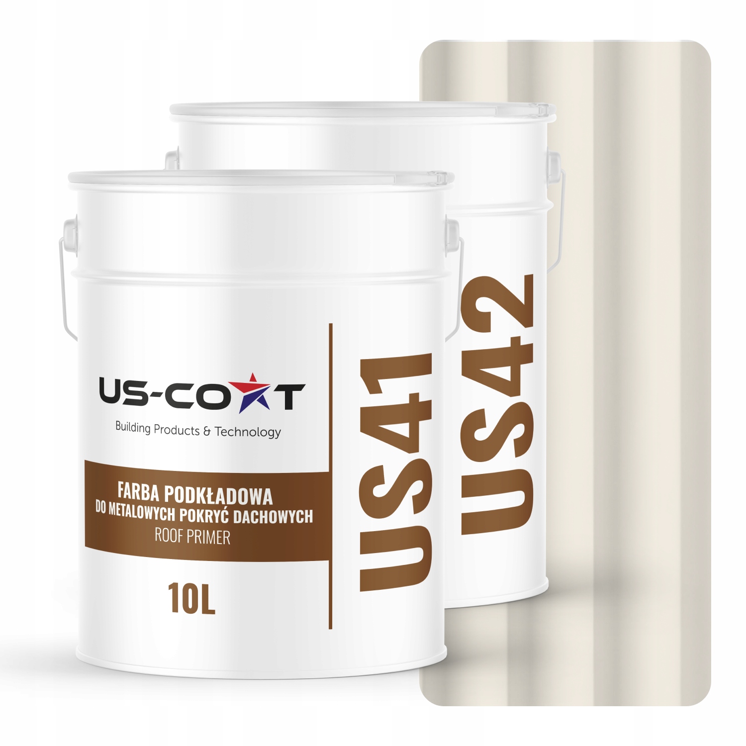 Farba Na Kovové Strechy Podložka Biela Alpejská RAL9010 74 m2 Lesk