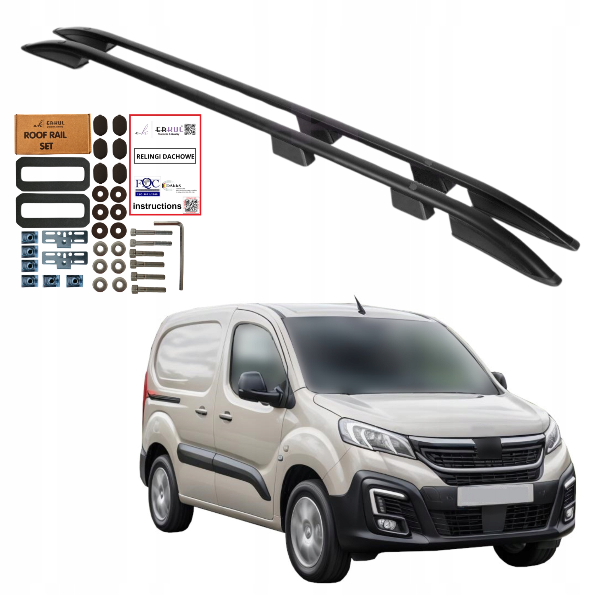 Střešní lišty Vivaro Expert Proace Jumpy Zafira Life Scudo Long Dlouhé L3