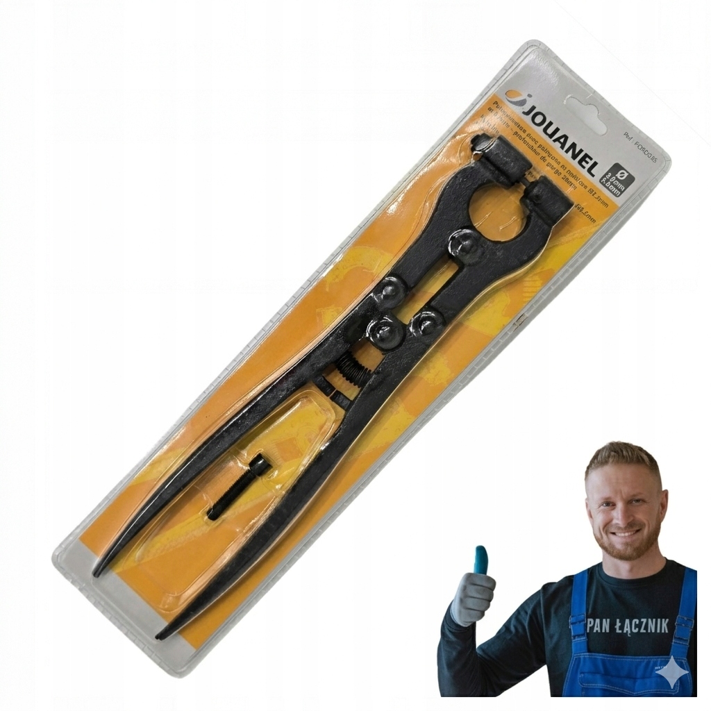 Děrovač Štanca na ocel 1 mm s razítky 3,2 a 3,5 mm