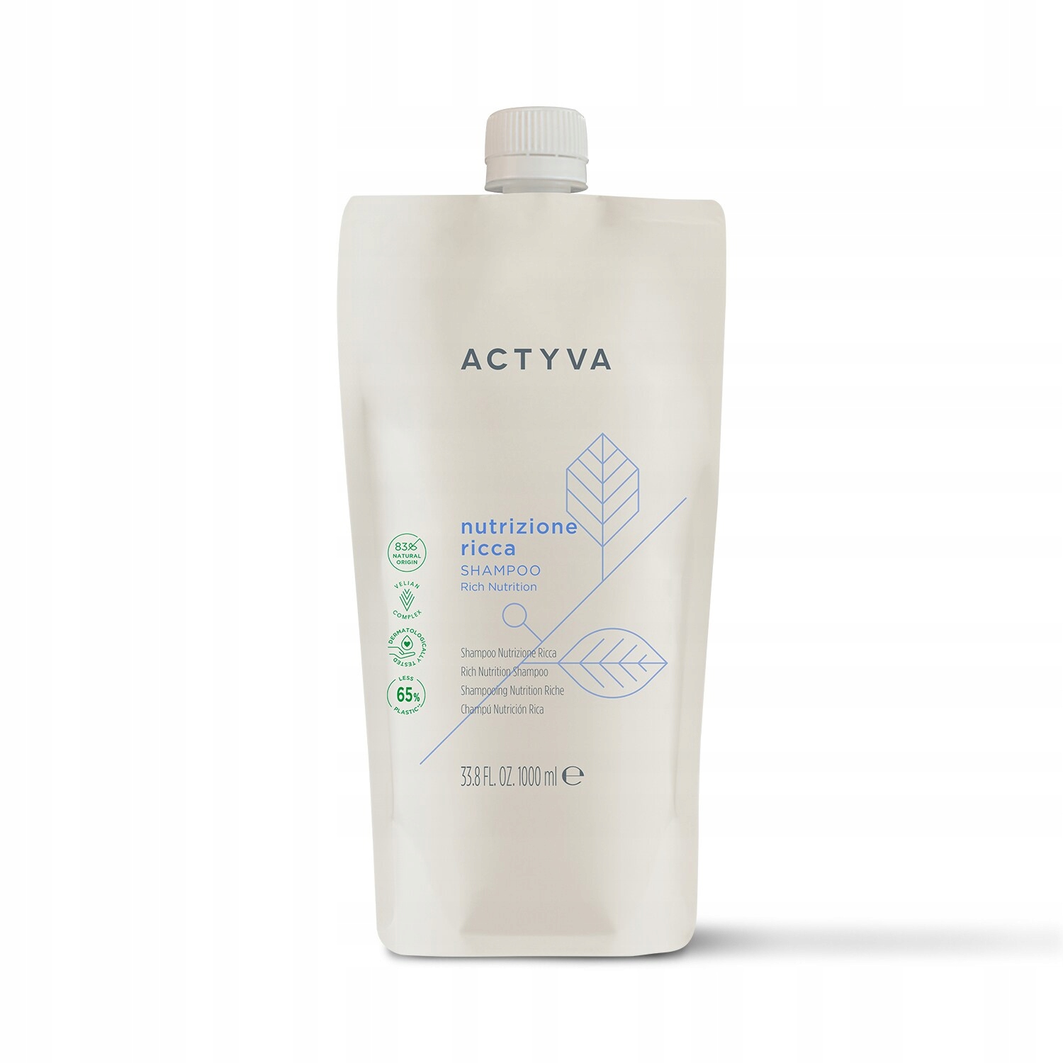 Kemon Actyva Nutrizione Ricca 1000ml Szampon Nawilżający Do Włosów