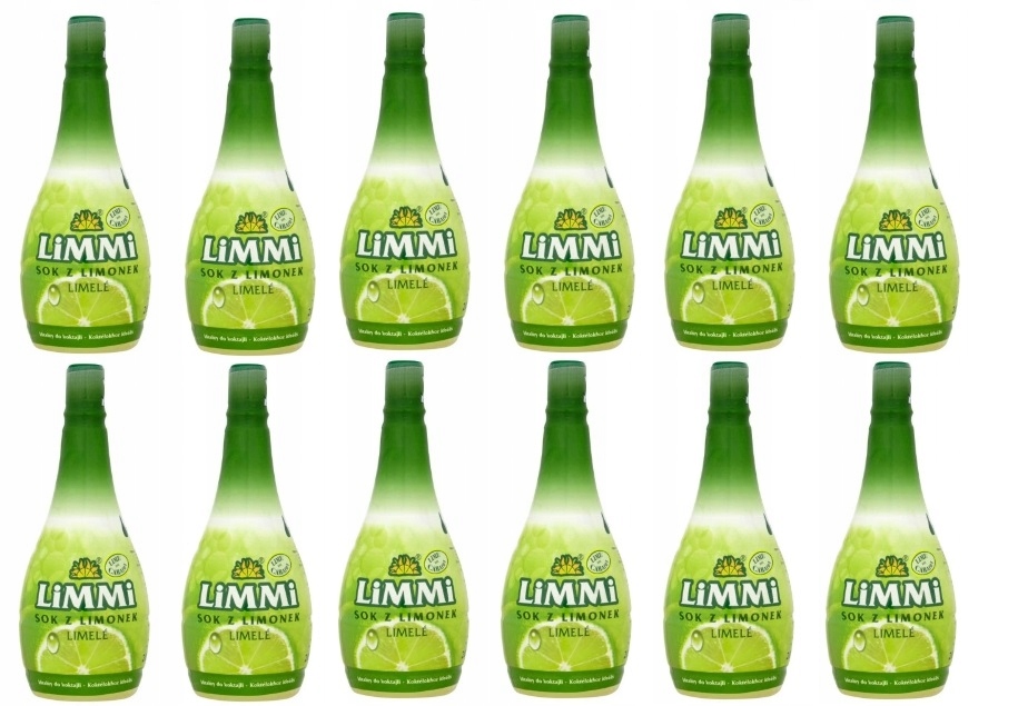 12x 200ml LIMMI sok z limonki 100% Zgrzewka