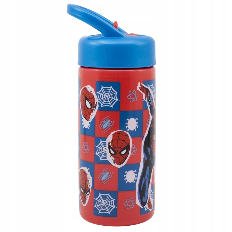 fľaša hrnček so slamkou SPIDERMAN 410ml