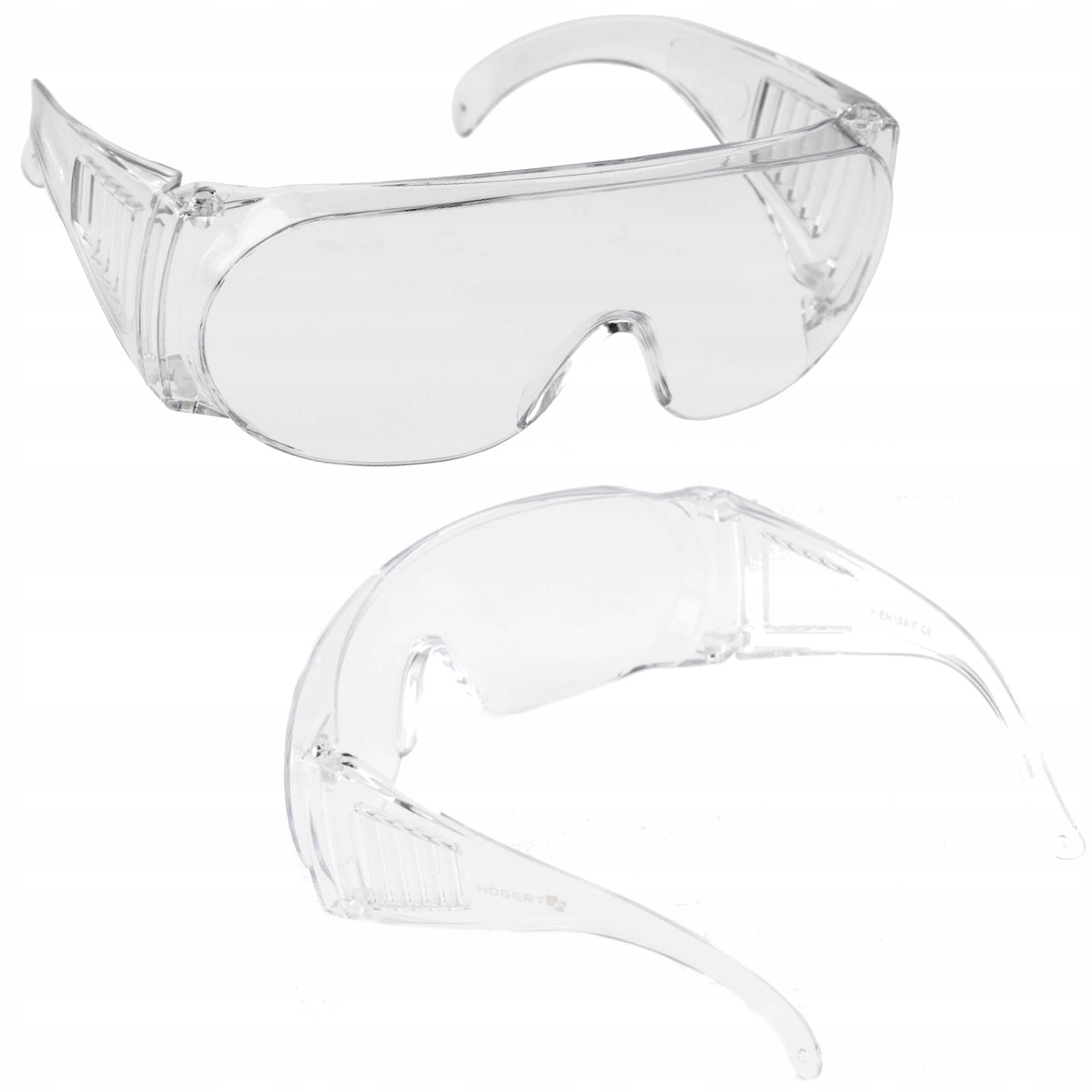 Gogle Okulary Ochronne Robocze Bezbarwne Transparentne Hoegert