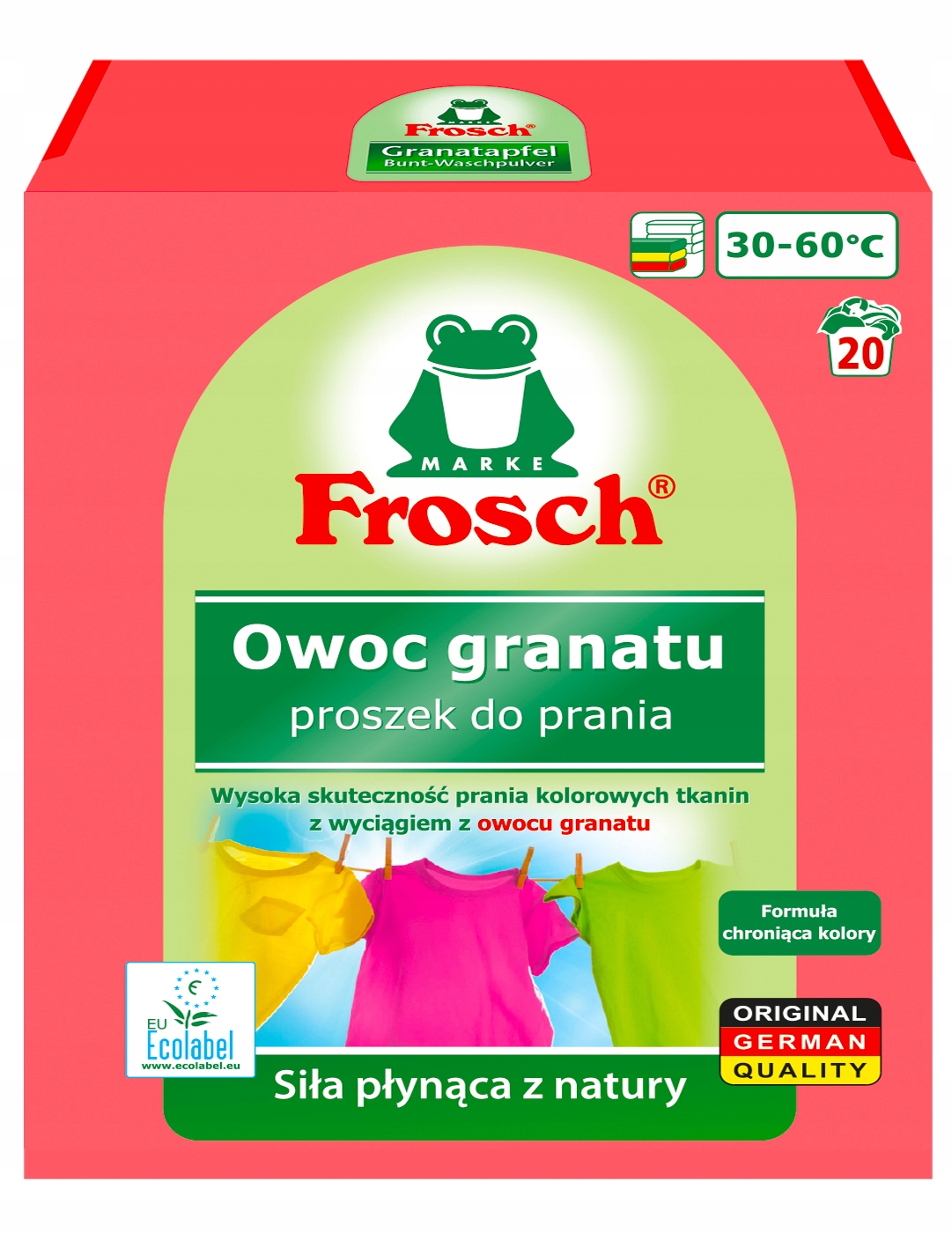 

Frosch Proszek do prania tkanin kolorowych granat