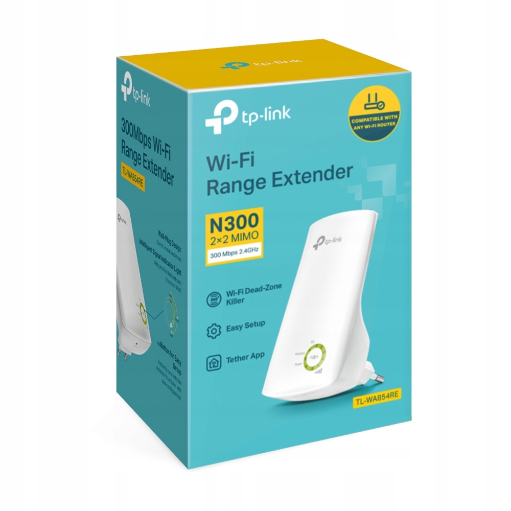 

Wi-Fi Extender TP-Link TL-WA854RE N 300 Mb/s