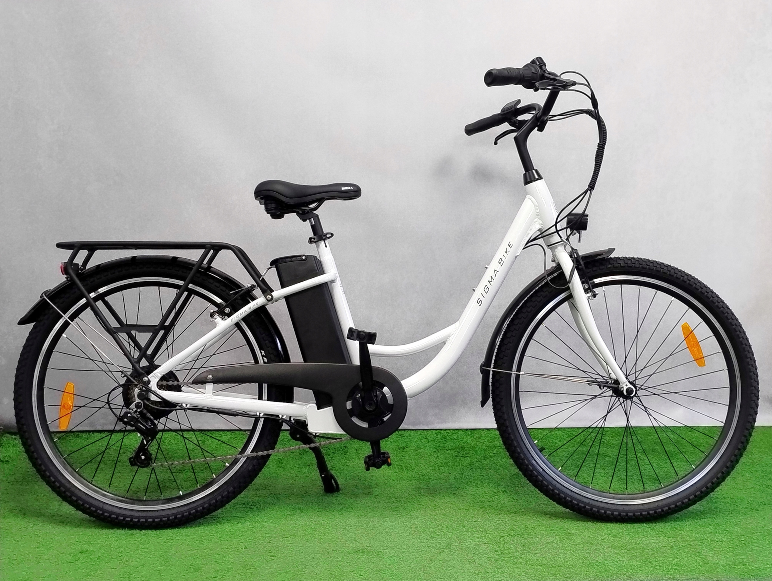 Rower elektryczny Sigma Bike 26" rama alum. 18" 3 Tryby 90KM Lit-Jon 13Ah