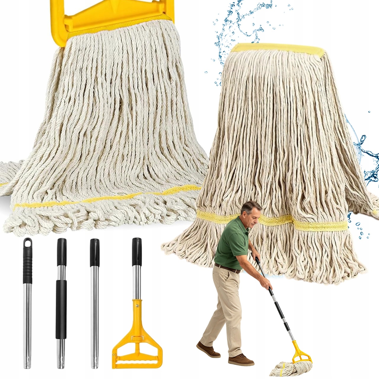 Mop Pro Komerční Použití Je Vhodný Do Restaurací A Kanceláří
