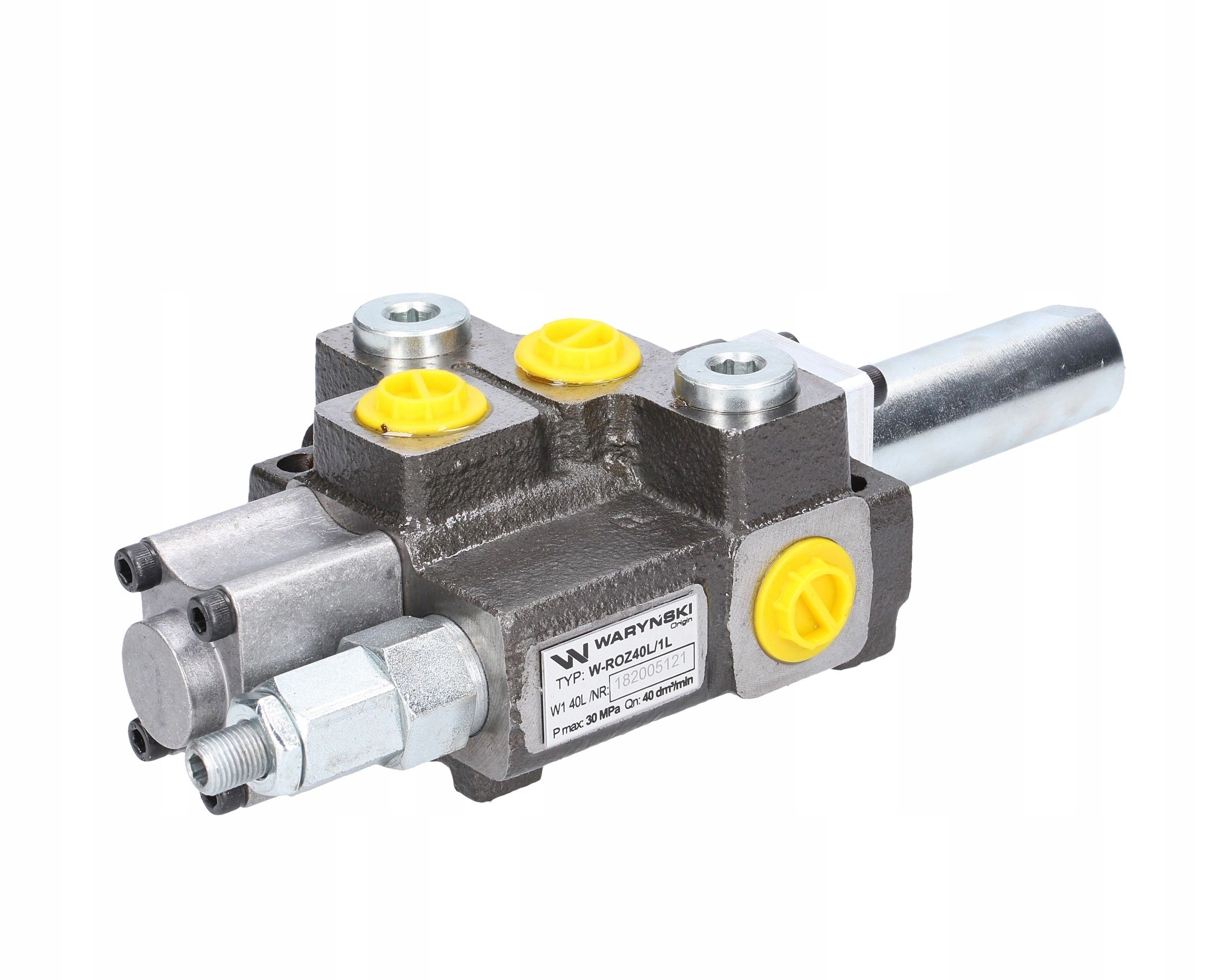 Hydraulický rozdělovač 1-sekční 40L lanko