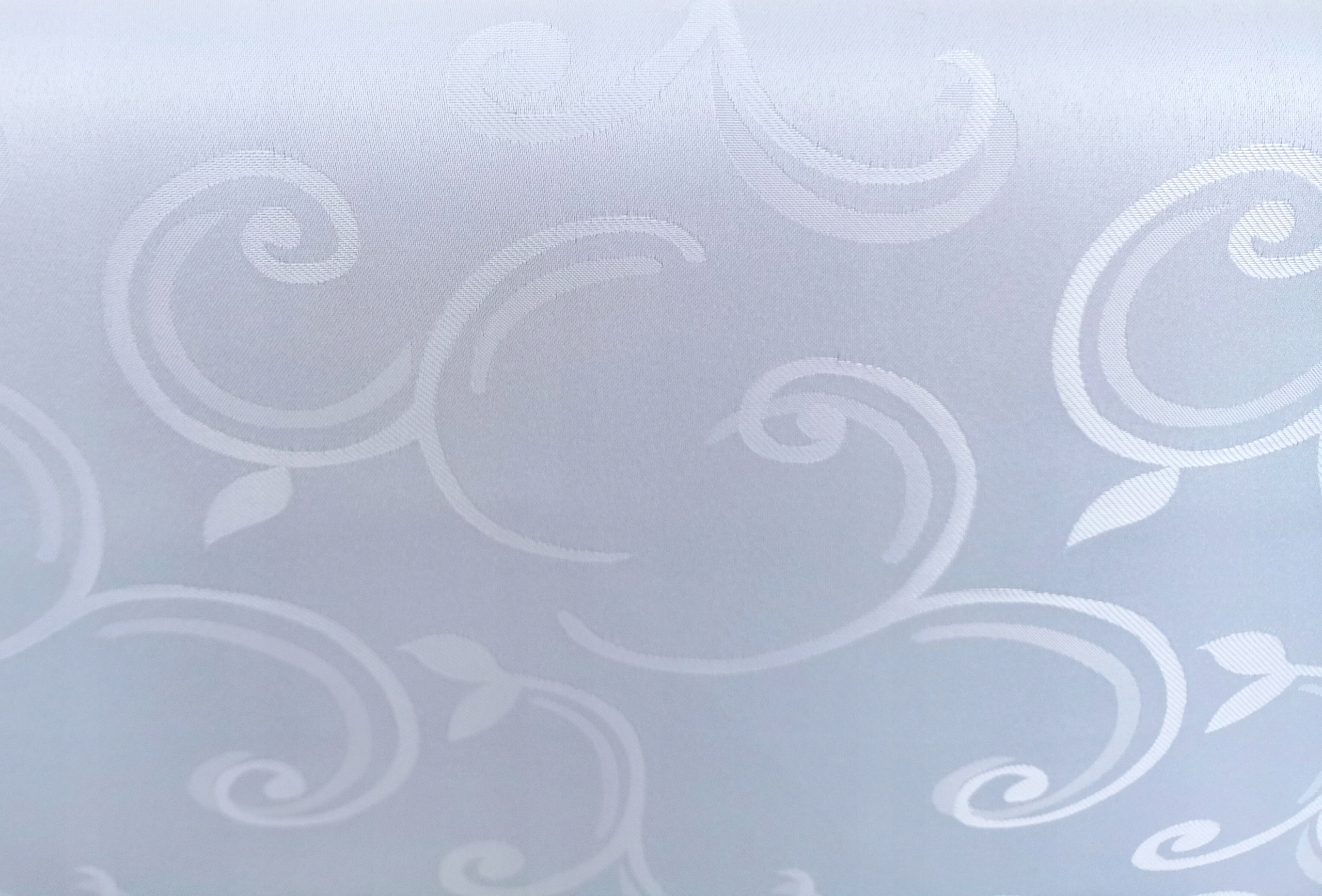 Luksusowy obrus Plamoodporny 130X380 Żakard biały Esy