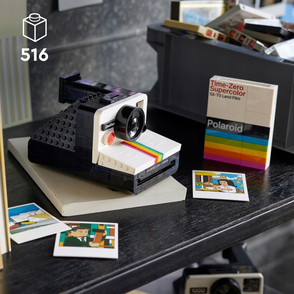 LEGO IDEAS Polaroid OneStep SX-70 Camera 21345 Płeć unisex