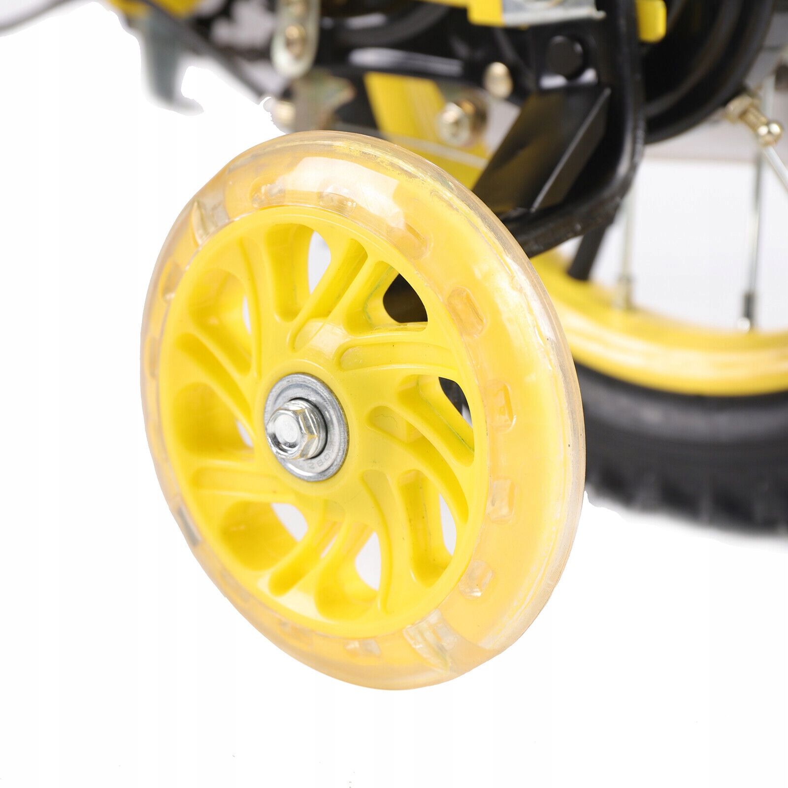 ROWER ROWEREK DZIECIĘCY 12 CALI Z KOSZYKIEM ŻÓŁTY Rama Stalowa