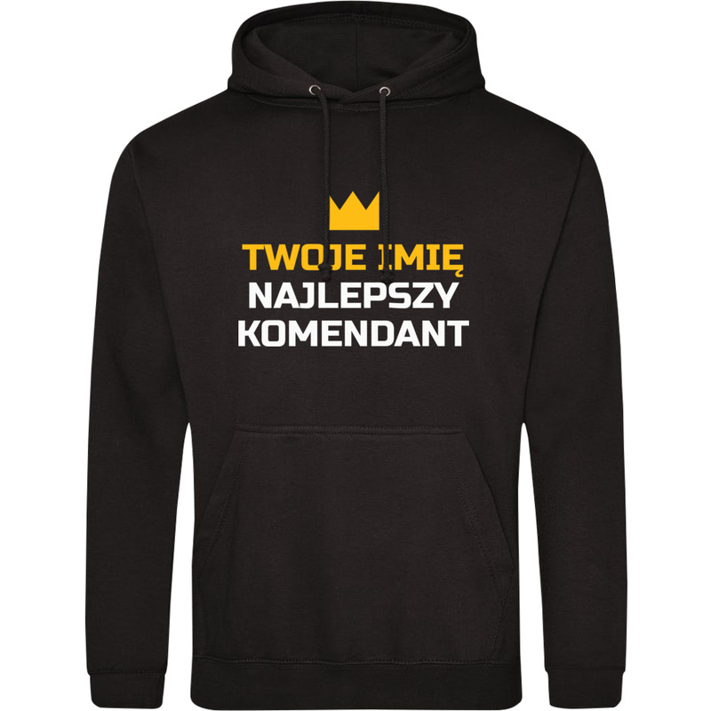

Twoje imię najlepszy komendant bluza kapturem