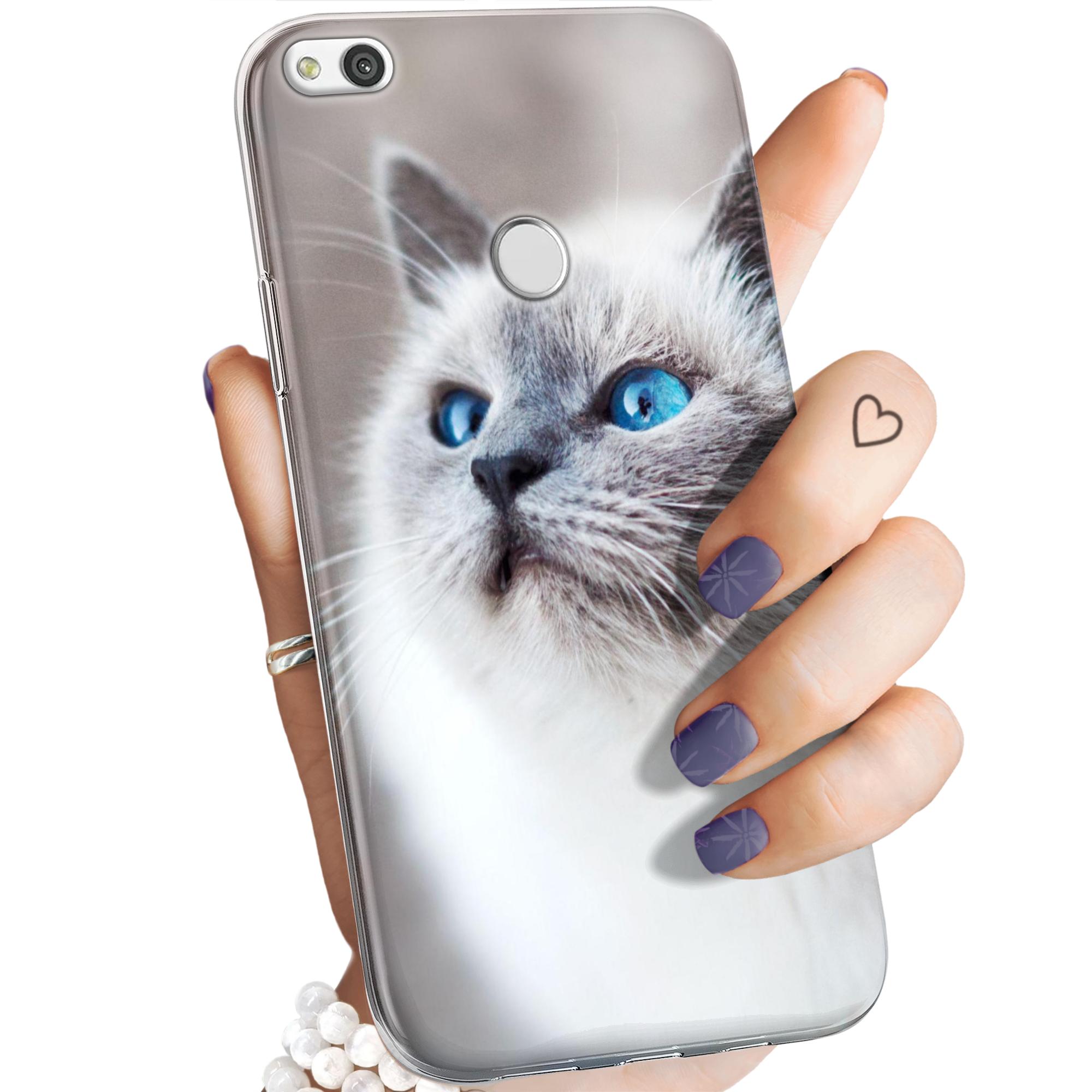 Plecki Hello Case do Huawei P8 Lite 2017, P9 Lite 2017 szary