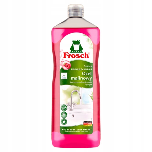 Levně 4x Frosch Malinový ocet odstraňující vodní kámen