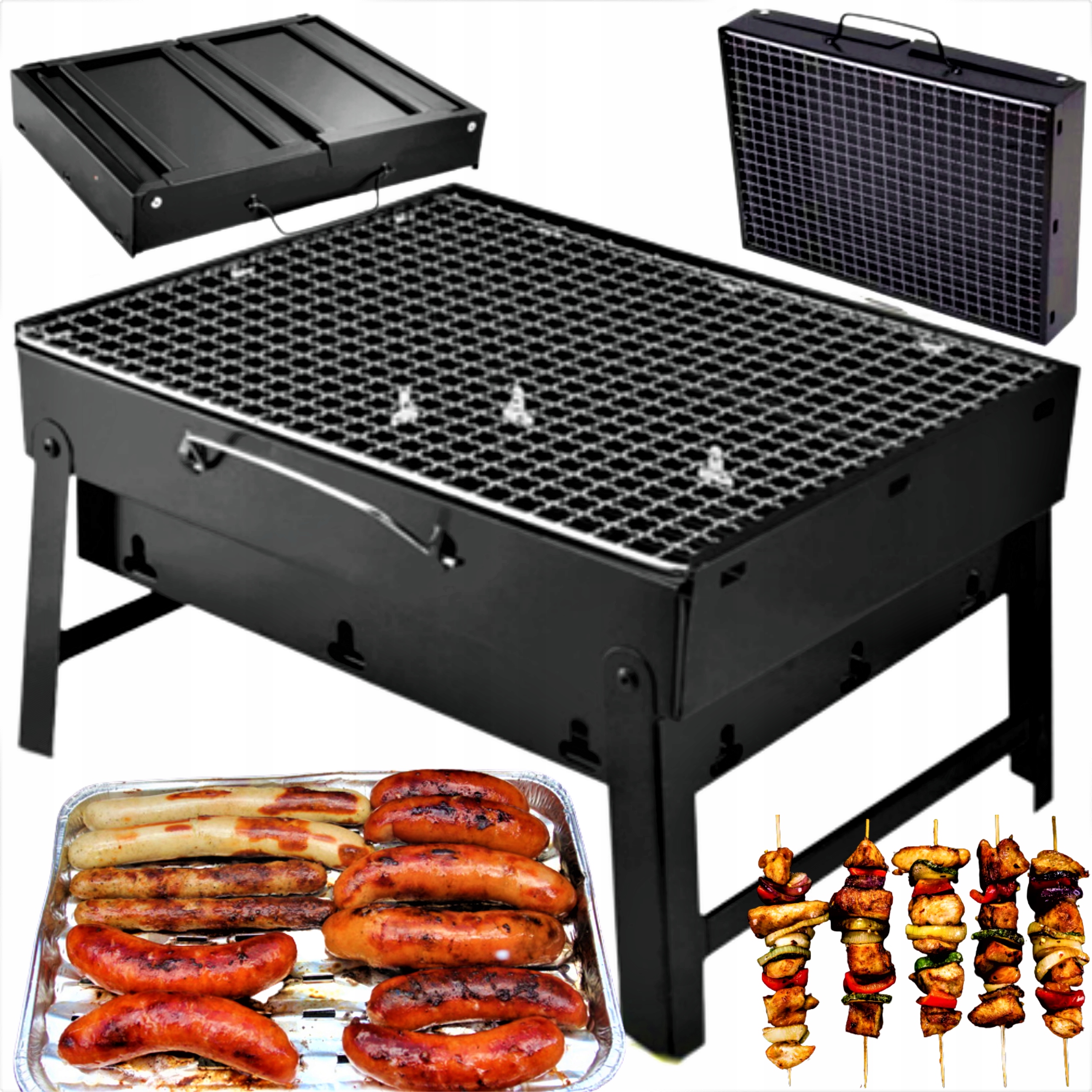 

Grill przenośny Walizka Podróżny Mały Składany