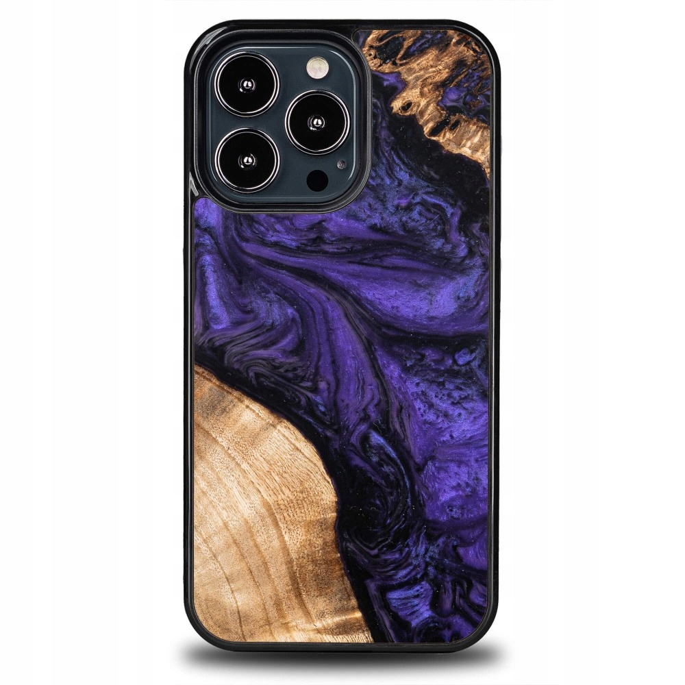 Pouzdro Bewood Unique pro iPhone 13 Pro fialové