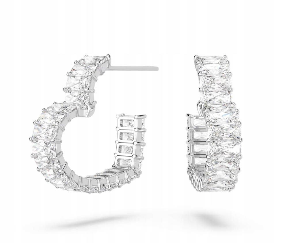 Stříbrné náušnice Ag 925 srdíčka se zirkony IM0130923ER