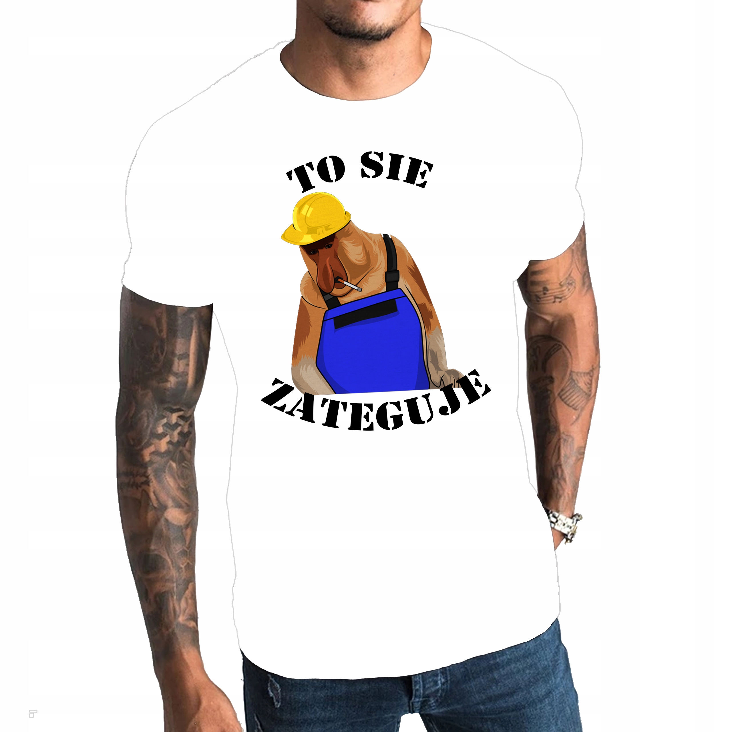 

Koszulka To Się Zateguje Janusz Fachowiec Fun 4XL