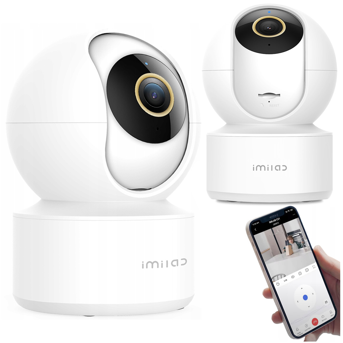 Otočná Kamera pro monitorování Chůvička elektronická 360° Imilab C21 Mijia