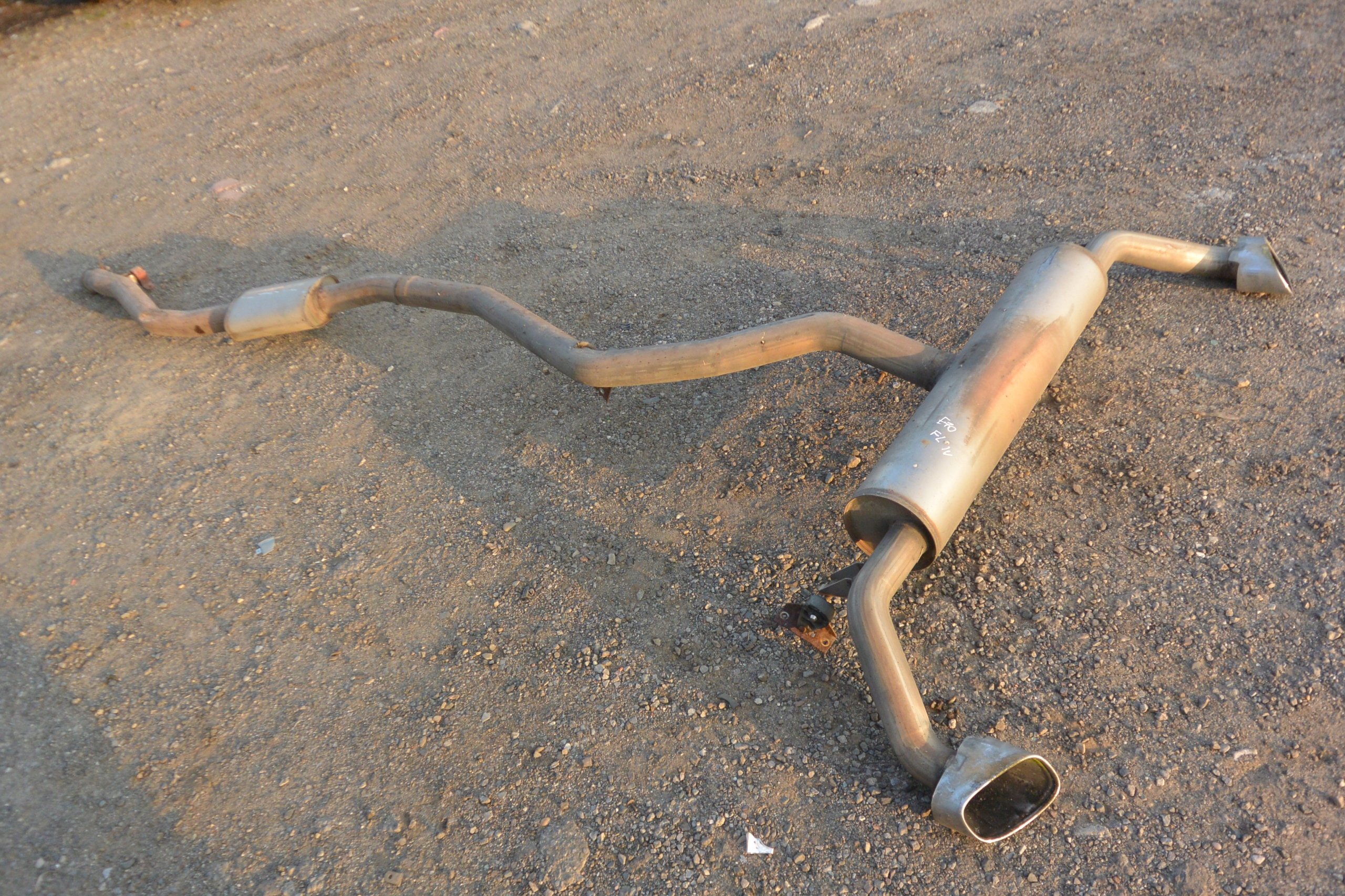 muffler, exhaust N57 3.0 KPL BMW X5 E70 X6 E71 LCI