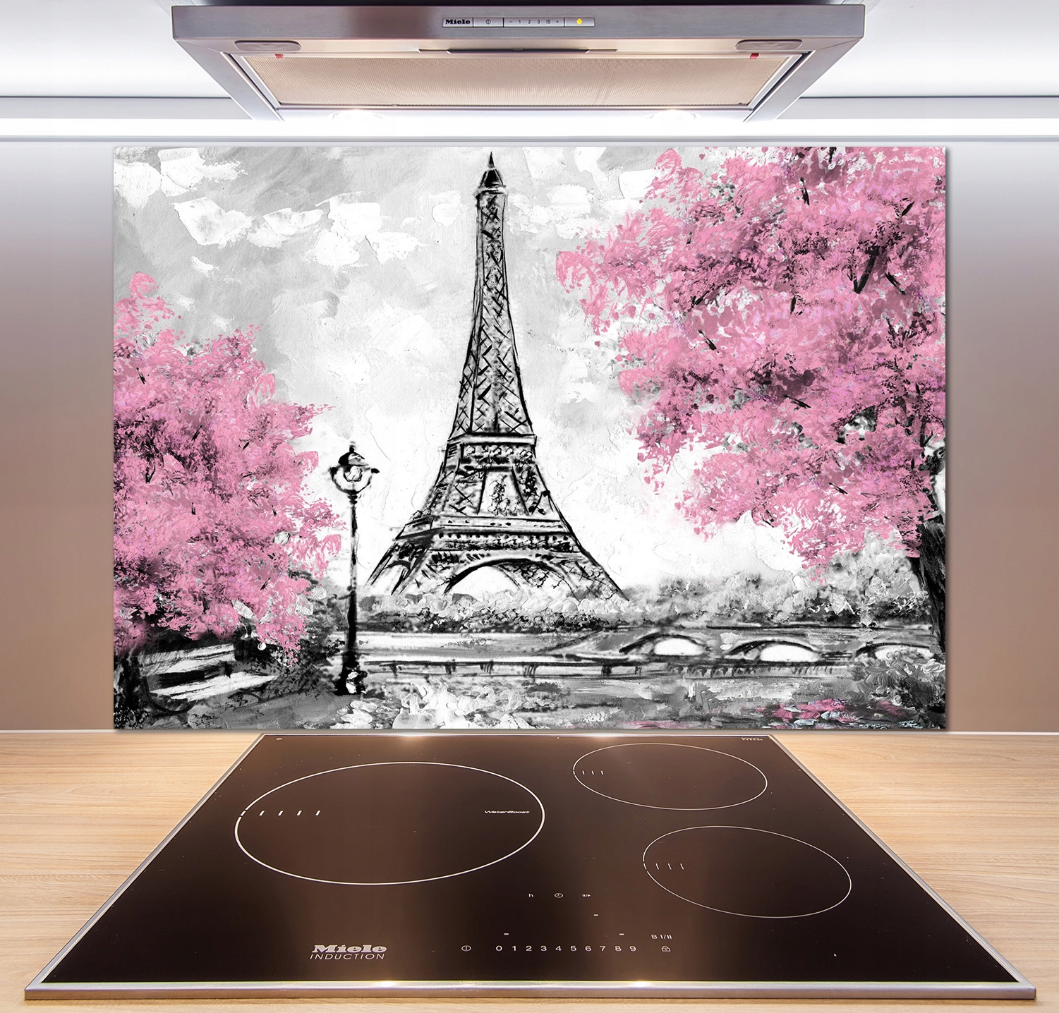 

Panel do kuchni Wieża Eiffla Paryż 100x70 + Klej