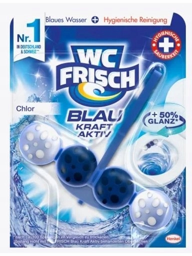 Levně 5x Wc Frisch, chlor, přívěsek, 50 g