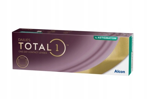 Soczewki DAILIES TOTAL 1 for Astigmatism 30 szt.