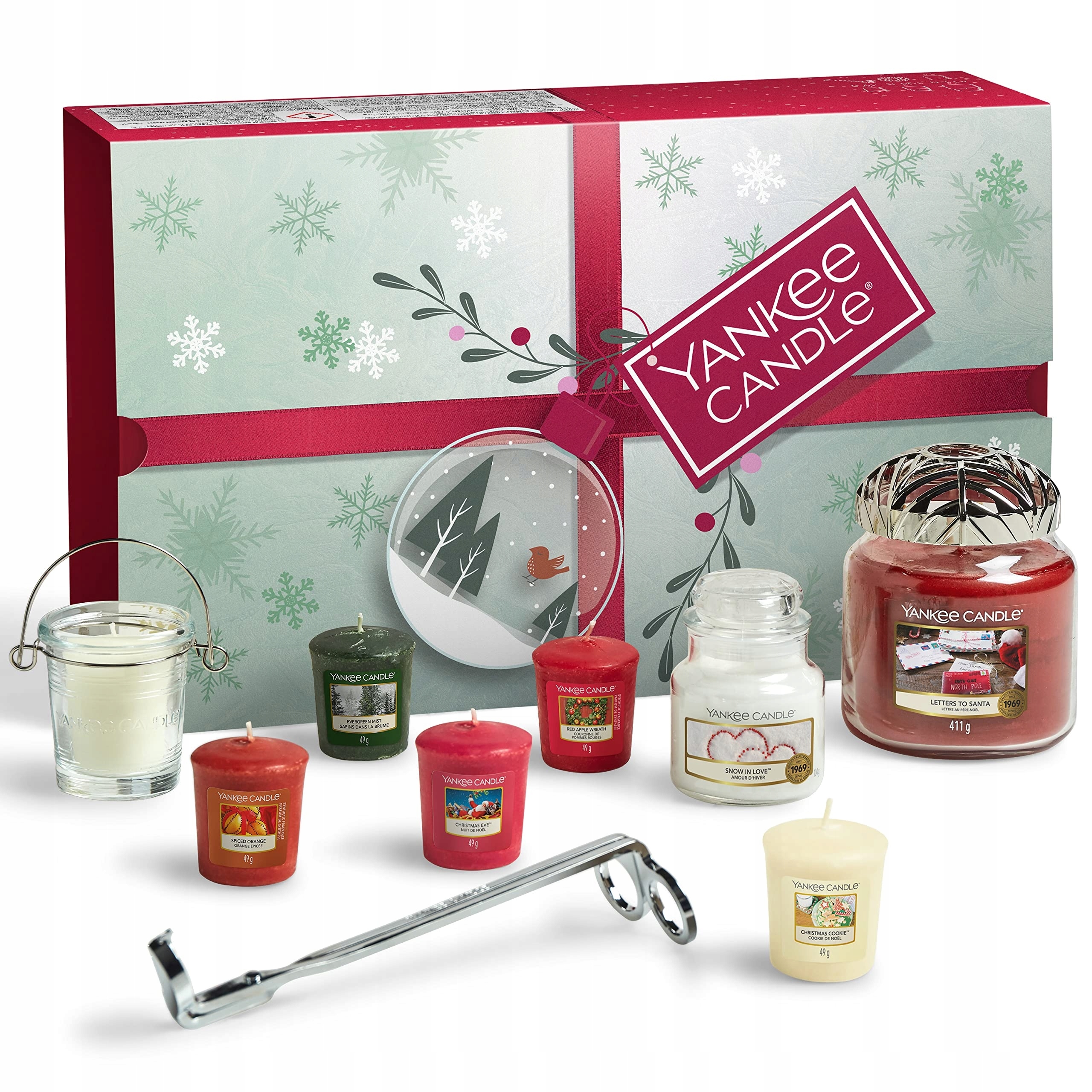 Darčeková sada Yankee Candle sviečky s príslušenstvom 809 g