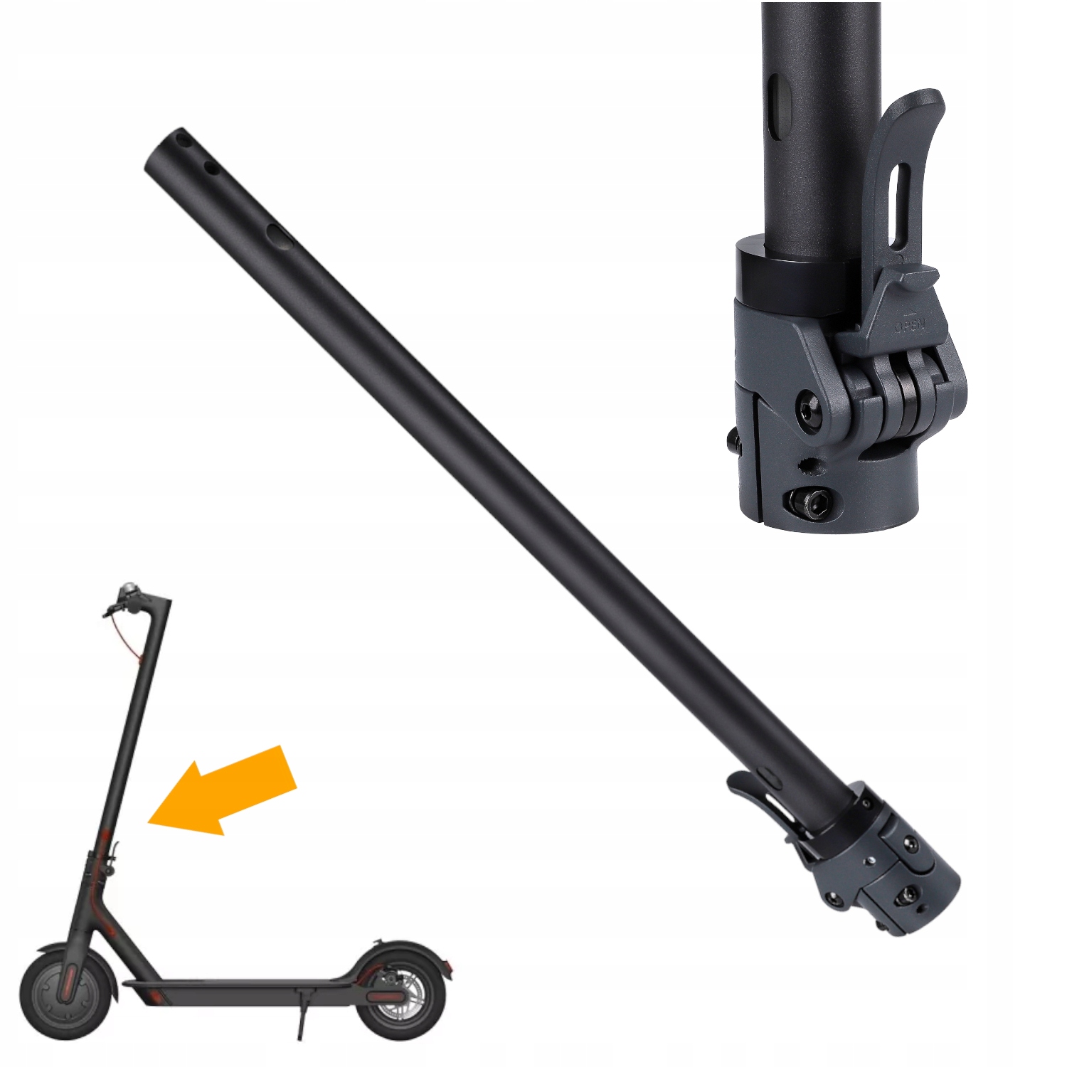 Řídicí sloupek s skládacím mechanismem V2 pro Xiaomi M365/1S/Essential