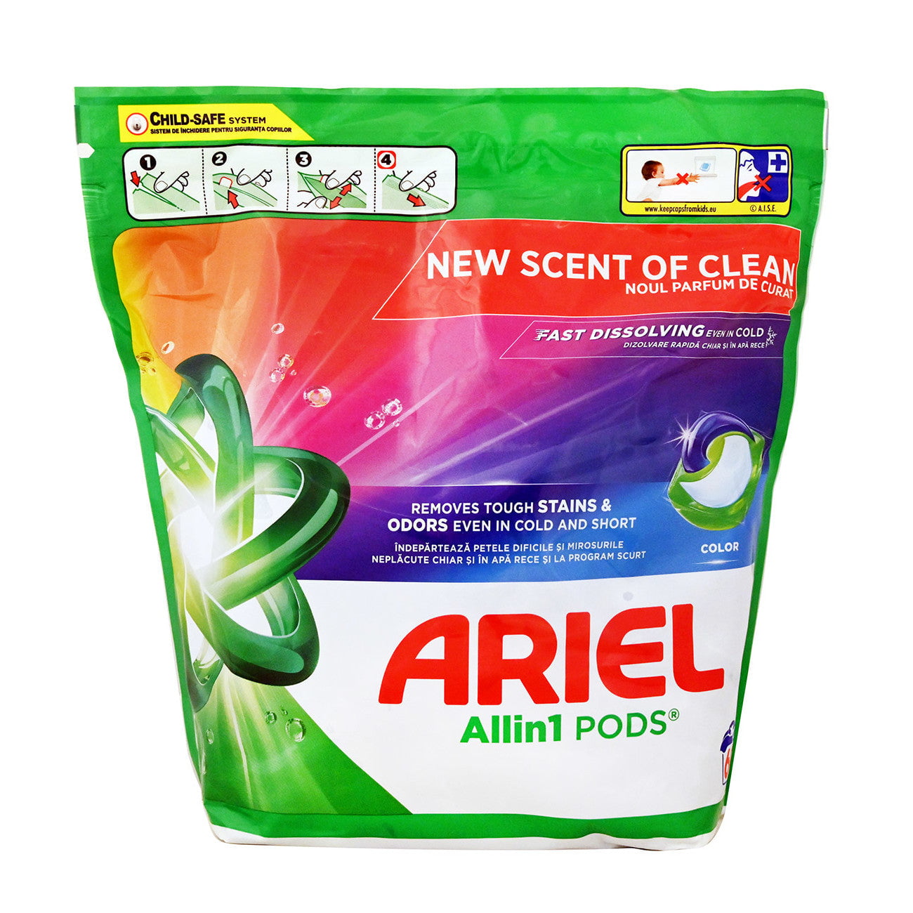 Levně Kapsle na praní Ariel All in One Pods Color pro barvy 60ks