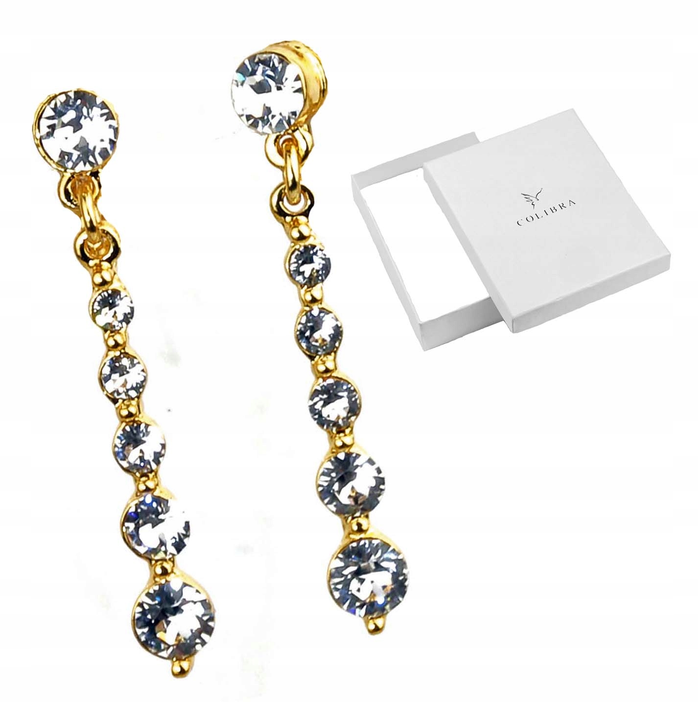 

Kolczyki Z Kryształami Swarovski Komplet Colibra