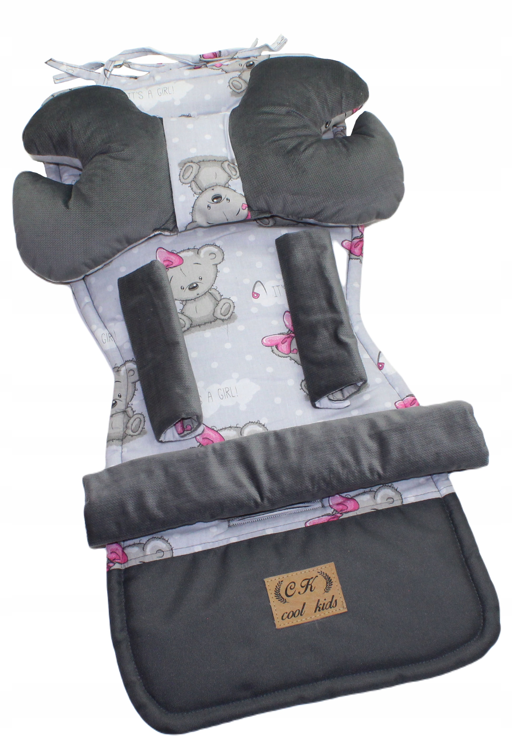 WKŁADKA DO WÓZKA SPACERÓWKI BAWEŁNA + VELVET LIMITOWANA