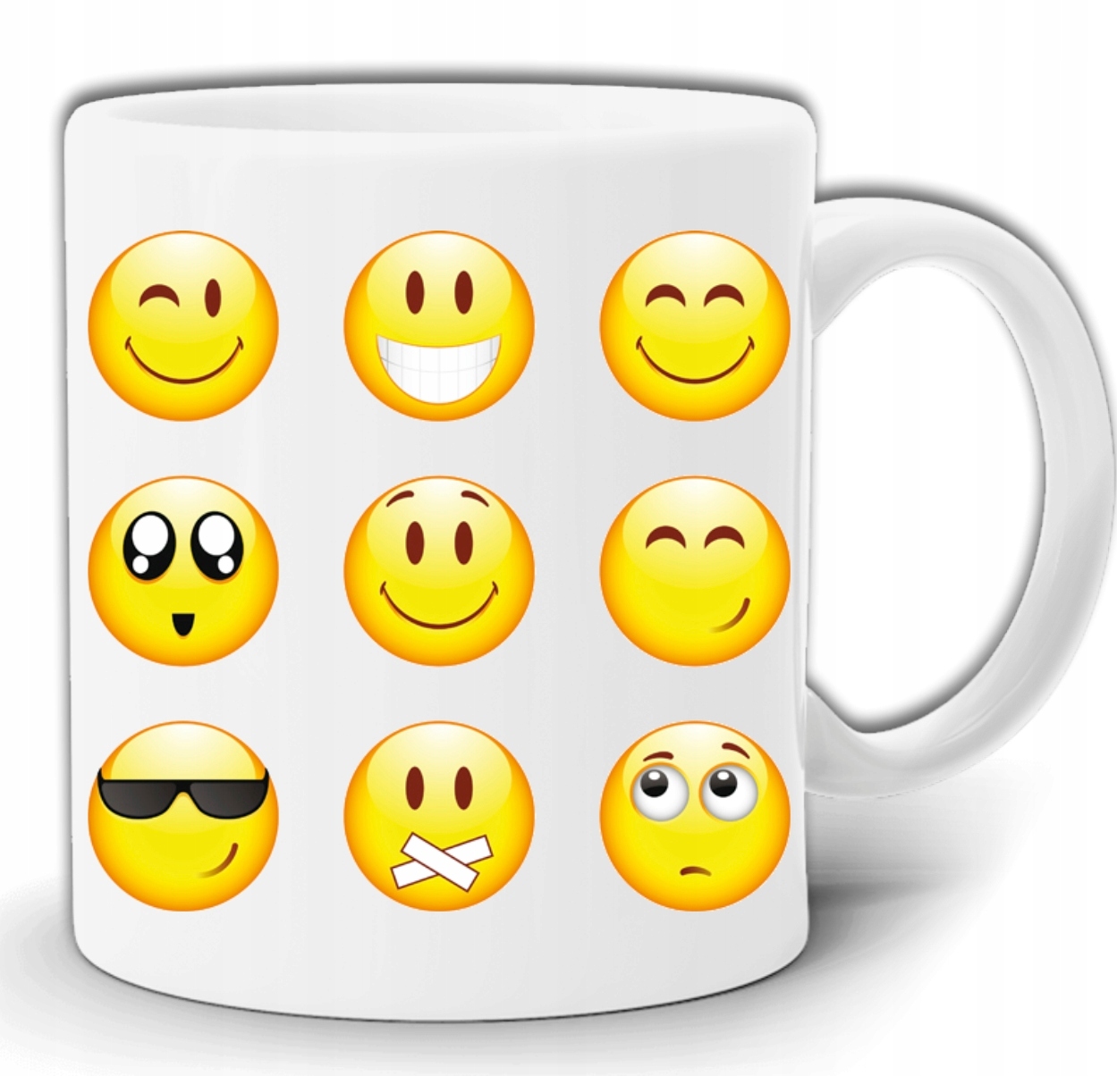 

Emotki Emoji Buźki Ikonki Kubek + Pudełko GW75