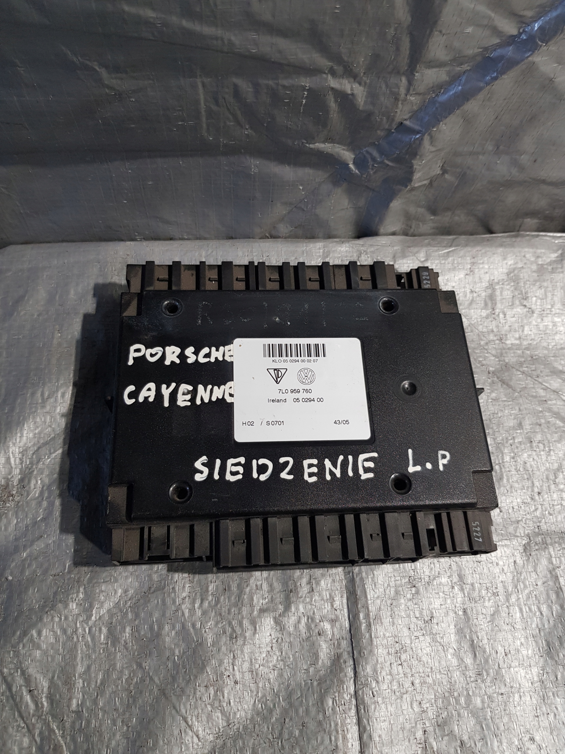 STEROWNIK FOTELA CAYENNE 7L0959760 05029400