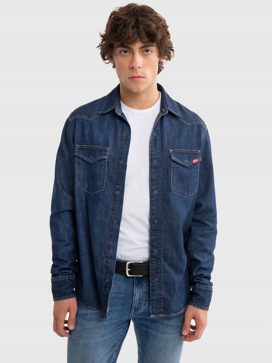 Big Star Pánská Džínová Košile Chuck 761 M