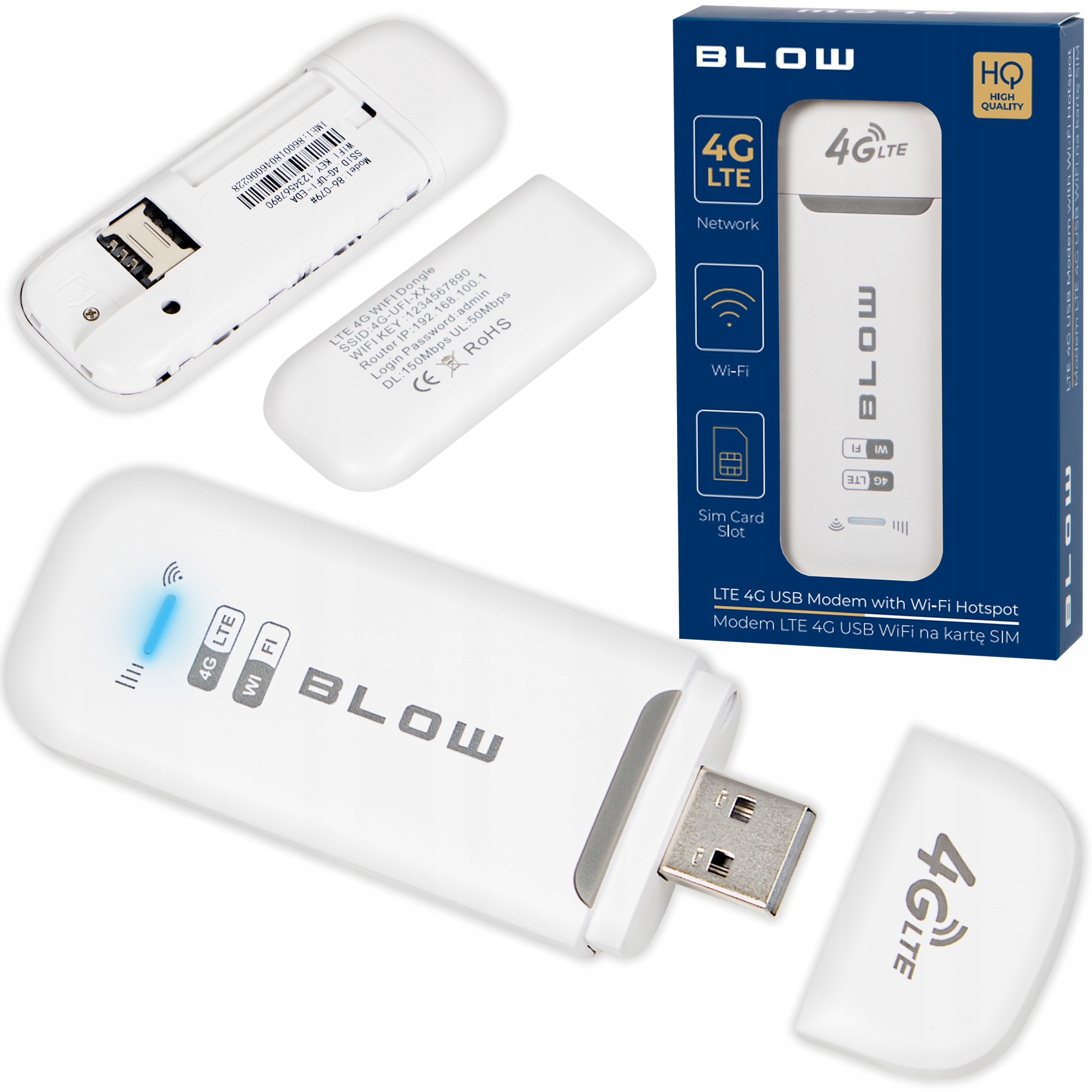 Modem USB 4G LTE Blow 4G LTE WiFi