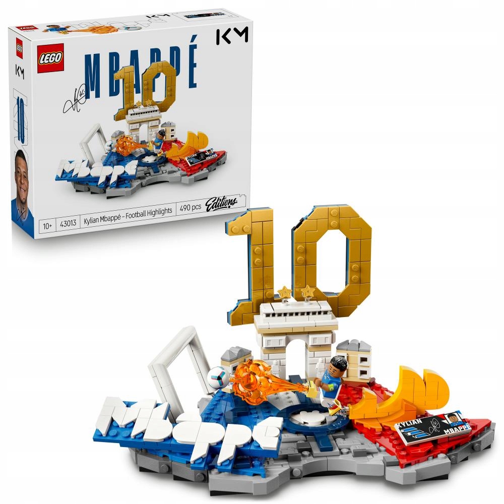 * Lego 43013 Editions Kylian Mbappe – fotbalové momenty