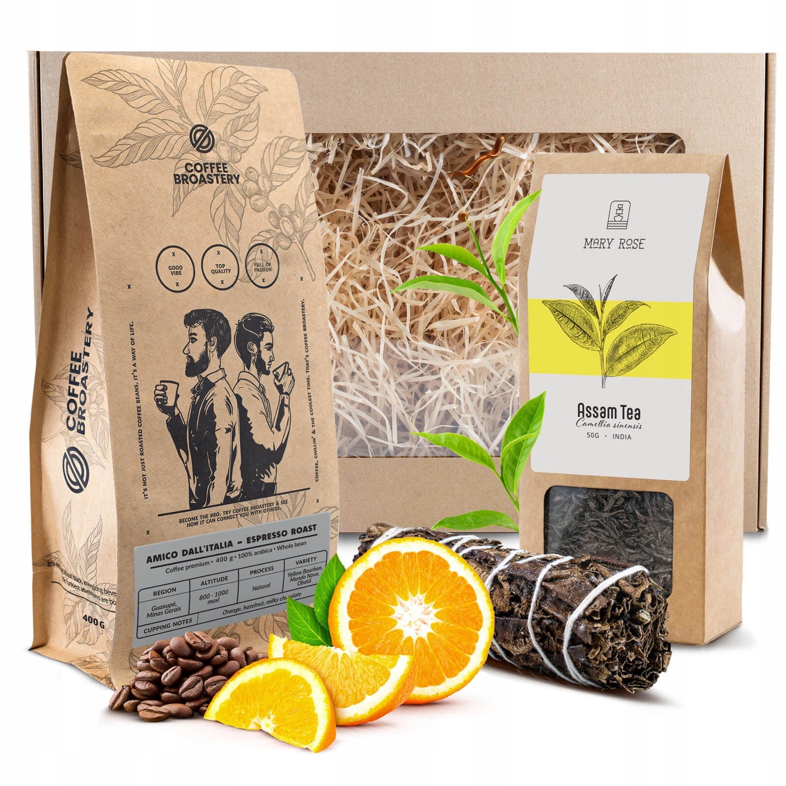 Ezoterická sada Káva zrnková Coffee Broastery Amico dall'Italia 400 g