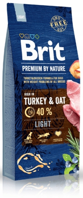 Brit Premium By Nature Turkey Oat Light 15kg