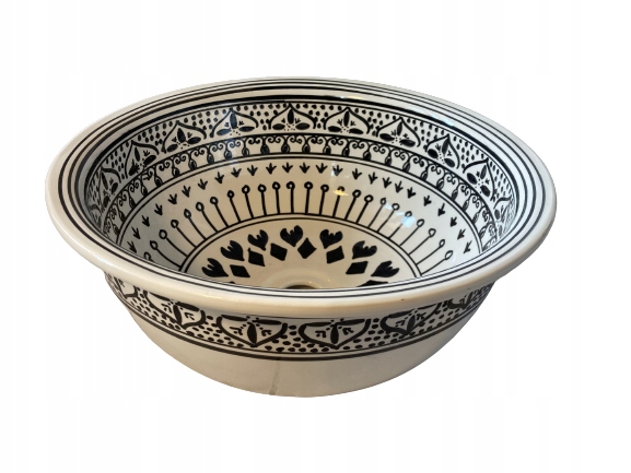 ORIENTALNA CERAMICZNA UMYWALKA ZLEW@MAROKO@@DEKOR@
