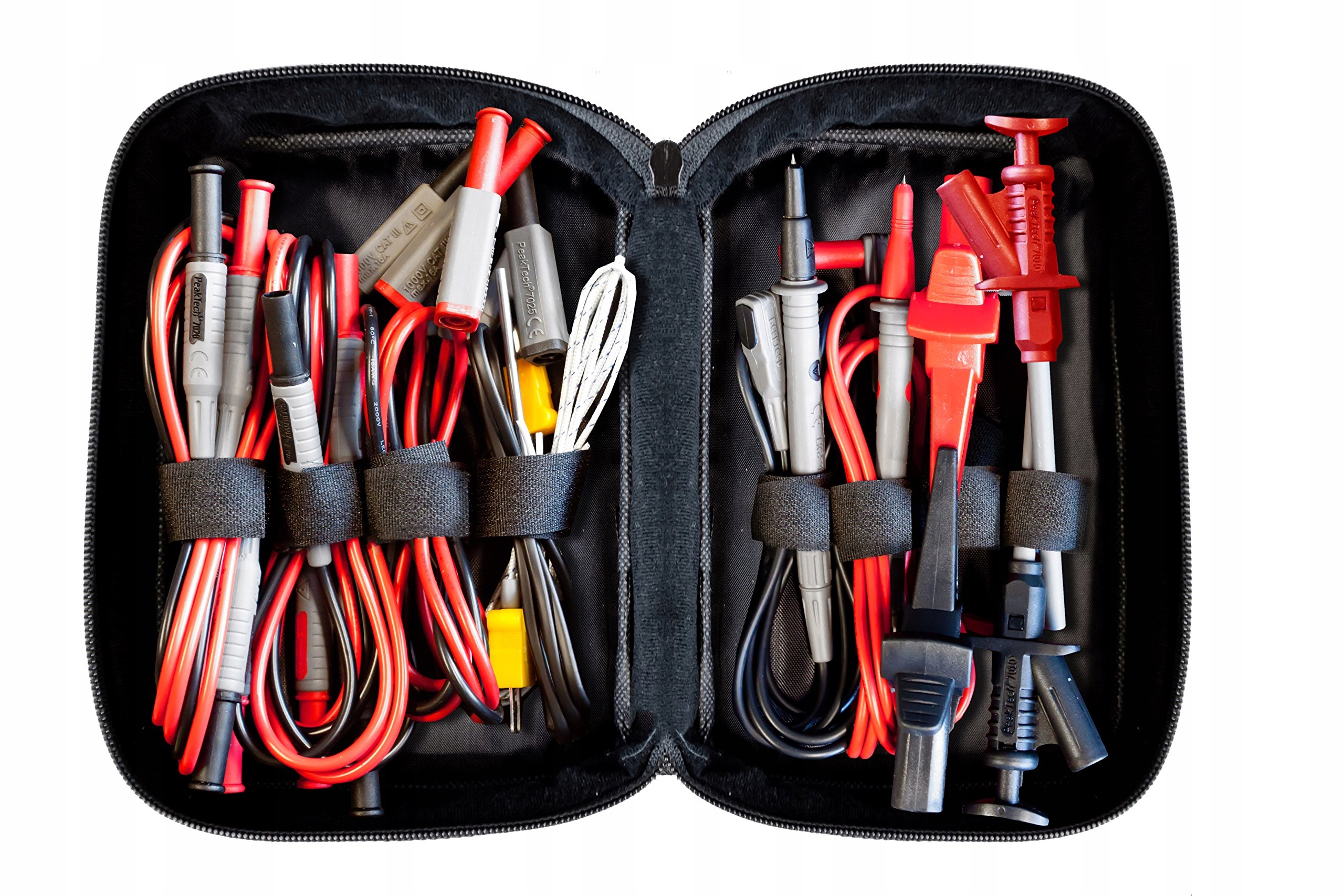 PeakTech P 8200 - Zestaw akcesoriów pomiarowych z Model 8200