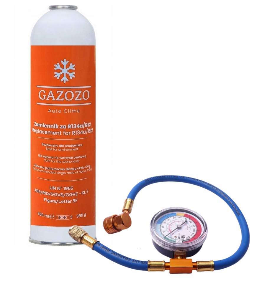 Хладагент за R134a великий балон манометр