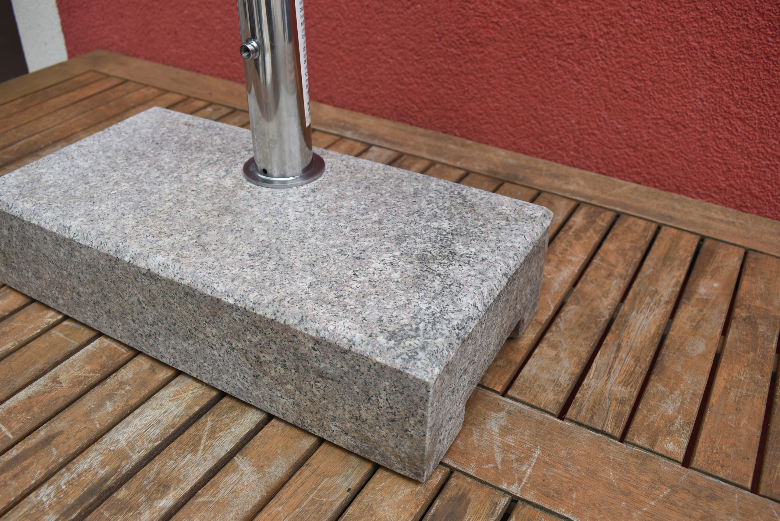 Podstawa granitowa PROSTOKĄT pod parasol ogrodowy Producent Florabest