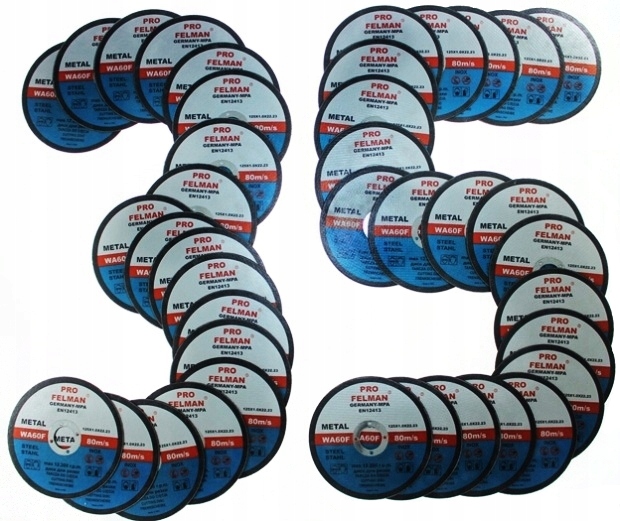 

35 szt Tarcza Tarcze Do Cięcia Metalu 125X1 Felman