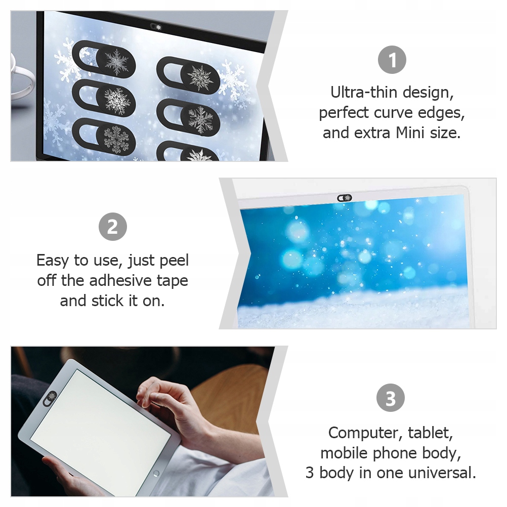 SUWAK KAMERY INTERNETOWEJ BLOKADA KAMERY LAPTOPY OSŁONA KAMERY Marka bez marki