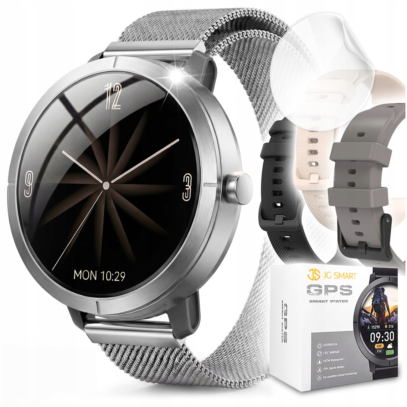 Chytré Hodinky S Gps Menu Pl Hovory Puls Sport Voděodolné Smart Watch