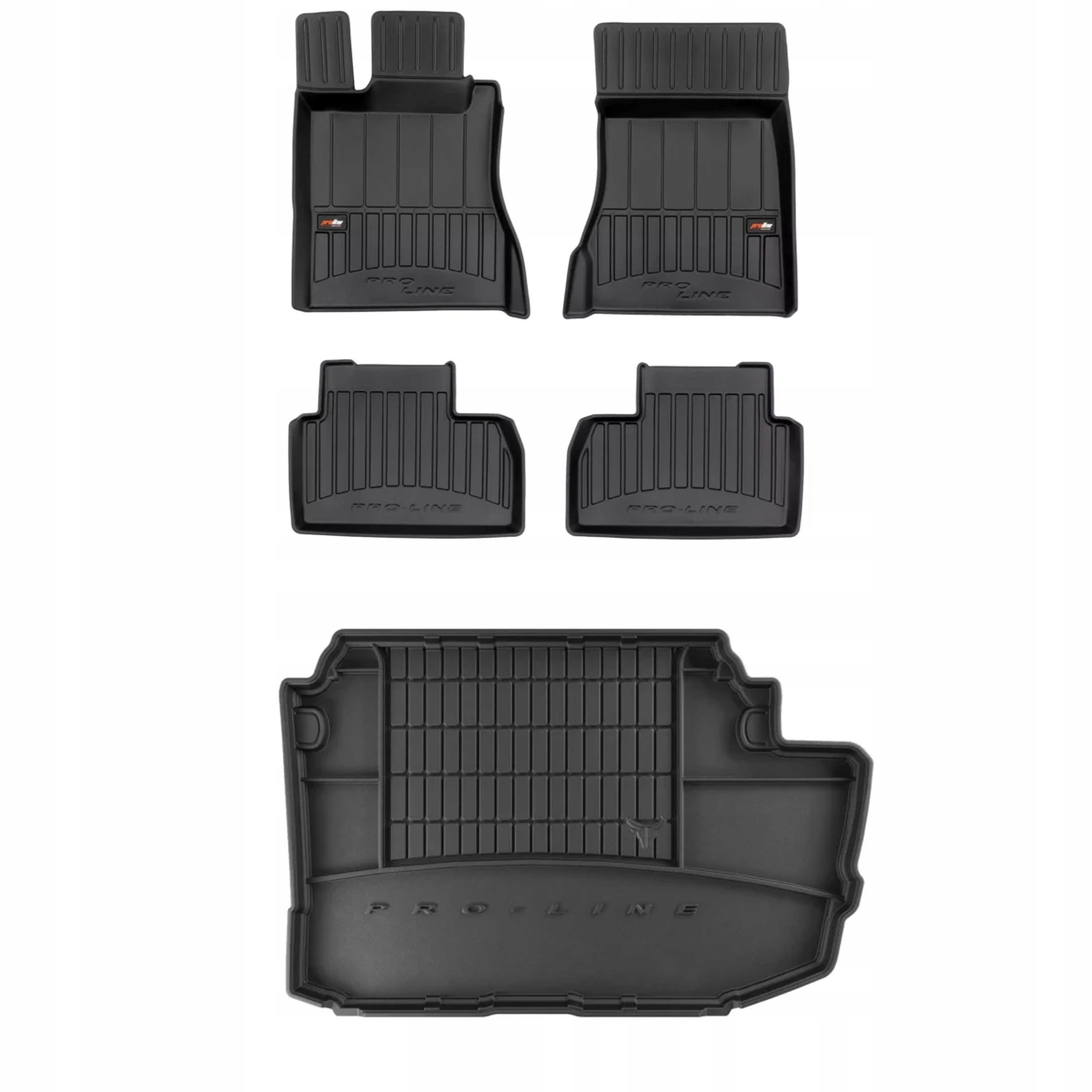 Gumová sada 3D koberčekov a rohoží Mercedes trieda S W220 1998-2005 Sedan, nie