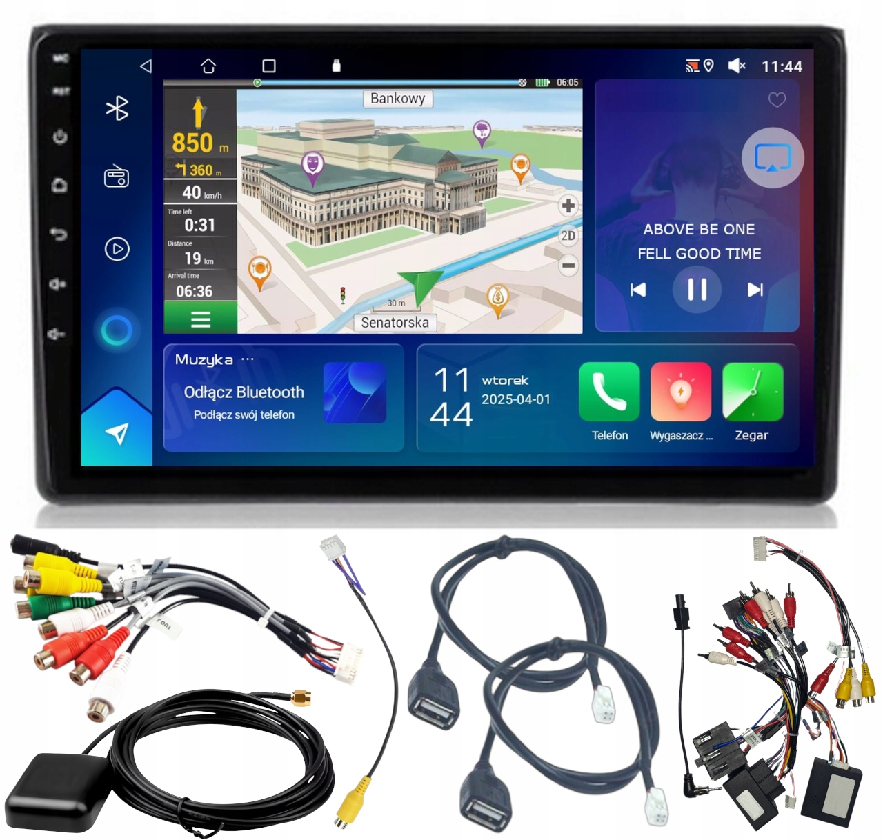 Autorádio Navigace Gps Audi A4 B6 B7 Carplay Android Auto 2GB 64GB
