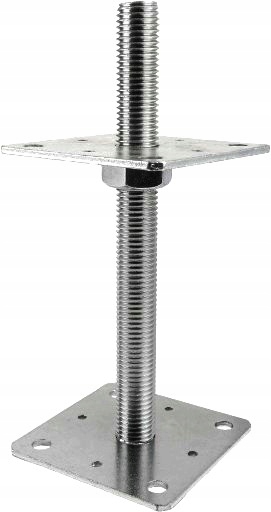 PODSTAWA SŁUPA REGULOWANA PRĘT GWINT 80x80x250